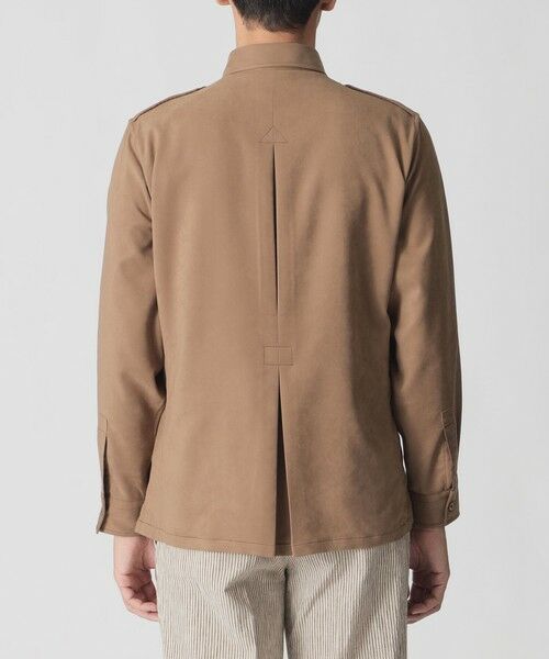 Paul Stuart / ポール・スチュアート ブルゾン | 【数量限定】「COLLECTION LINE」サファリシャツジャケット | 詳細4