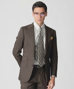 Paul Stuart / ポール・スチュアート セットアップ | 【数量限定】「COLLECTION LINE」シャドウヘリンボン シングル２ボタンワイドラペルスーツ