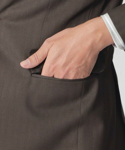 Paul Stuart / ポール・スチュアート セットアップ | 【数量限定】「COLLECTION LINE」シャドウヘリンボン シングル２ボタンワイドラペルスーツ | 詳細7