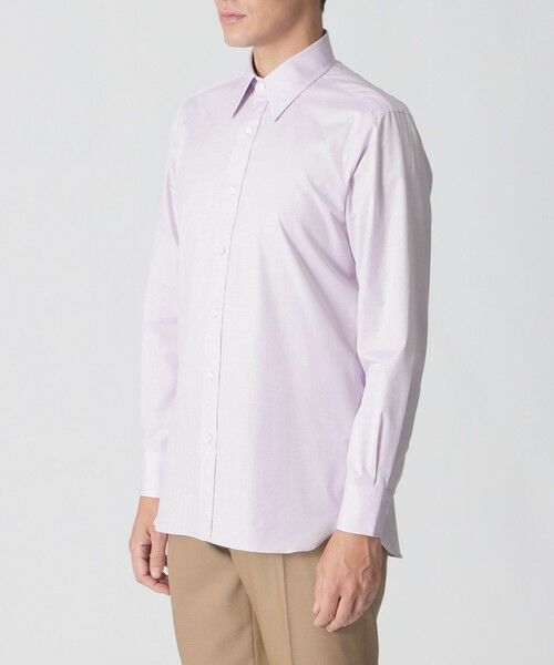 Paul Stuart / ポール・スチュアート シャツ・ブラウス | 【数量限定「COLLECTION LINE」無地ハケメ レギュラーカラー ドレスシャツ | 詳細3