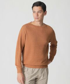 Paul Stuart / ポール・スチュアート ニット・セーター | 【数量限定】「COLLECTION LINE」ガンジークルーネックニット