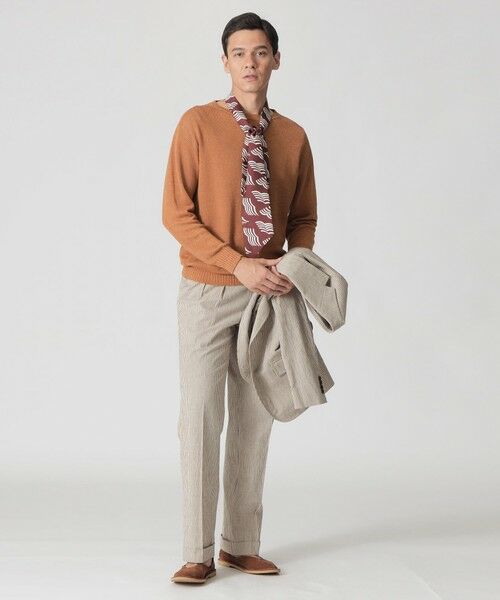 Paul Stuart / ポール・スチュアート ニット・セーター | 【数量限定】「COLLECTION LINE」ガンジークルーネックニット | 詳細4