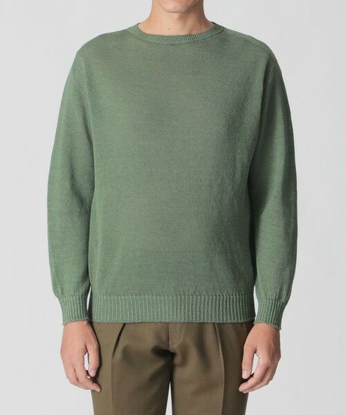 Paul Stuart / ポール・スチュアート ニット・セーター | 【数量限定】「COLLECTION LINE」ガンジークルーネックニット | 詳細5