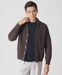 Paul Stuart / ポール・スチュアート ニット・セーター | 【数量限定】「COLLECTION LINE」スキッパーVネック ニットカーディガン