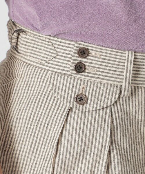 Paul Stuart / ポール・スチュアート その他パンツ | 【数量限定】「COLLECTION LINE」シアサッカー２インプリーツ ストレートシルエット サイドアジャストパンツ | 詳細6