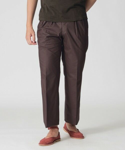 Paul Stuart COLLECTION LINE 2インプリーツ パンツ 数量限定】「COLLECTION LINE」フランネルウール 2インプリーツ
