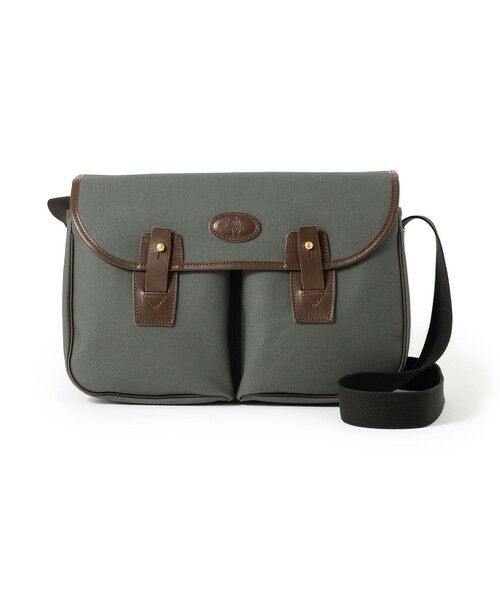 Paul Stuart/ポール・スチュアート オイルドキャンバスメッセンジャーバッグ カーキ X Paul Stuart/ポール・スチュアート オイルドキャンバスメッセンジャーバッグ カーキ X