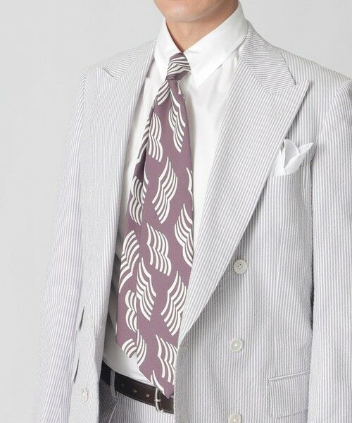 Paul Stuart / ポール・スチュアート ネクタイ | 【COLLECTION LINE】ネクタイ/ウェーブ柄 | 詳細1