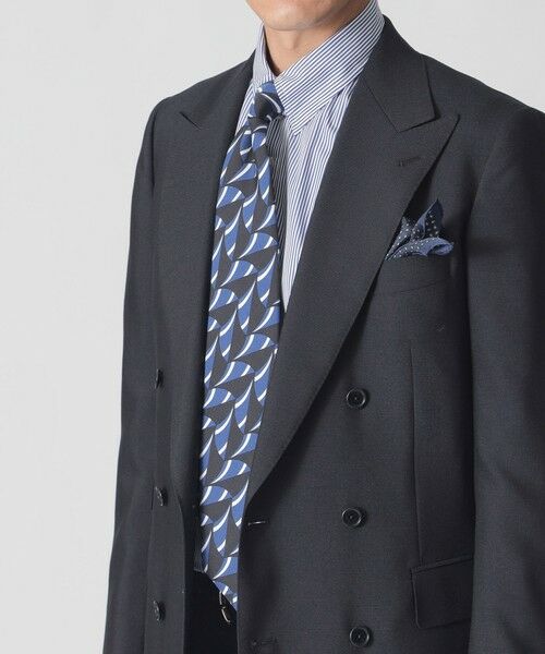 Paul Stuart / ポール・スチュアート ネクタイ | 【COLLECTION LINE】ネクタイ/ウェーブ柄 | 詳細1