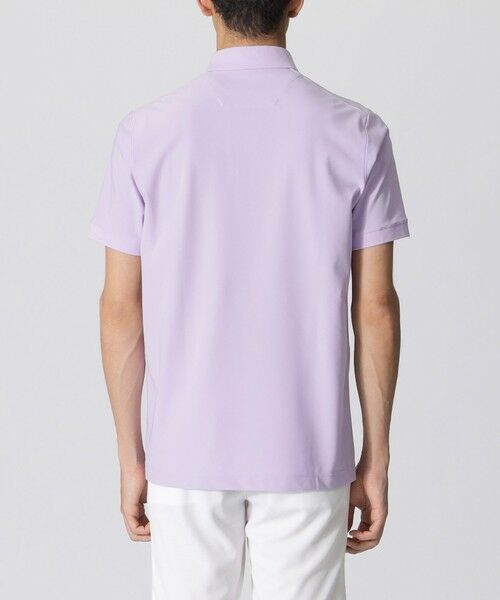 Paul Stuart / ポール・スチュアート カットソー | 【吸水速乾/UVカット】襟裏ロゴジャカードカラーポロシャツ（GOLF） | 詳細4