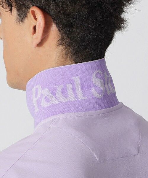 Paul Stuart / ポール・スチュアート カットソー | 【吸水速乾/UVカット】襟裏ロゴジャカードカラーポロシャツ（GOLF） | 詳細6