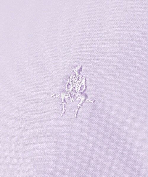 Paul Stuart / ポール・スチュアート カットソー | 【吸水速乾/UVカット】襟裏ロゴジャカードカラーポロシャツ（GOLF） | 詳細7