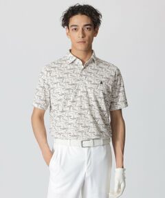 Paul Stuart / ポール・スチュアート カットソー | 【吸水速乾】ヨットプリントポロシャツ（GOLF）