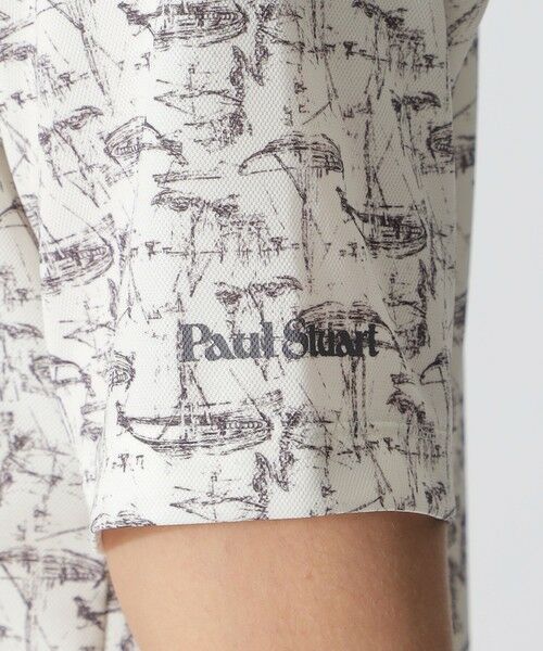 Paul Stuart / ポール・スチュアート カットソー | 【吸水速乾】ヨットプリントポロシャツ（GOLF） | 詳細6