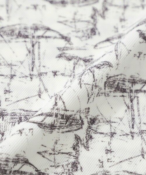 Paul Stuart / ポール・スチュアート カットソー | 【吸水速乾】ヨットプリントポロシャツ（GOLF） | 詳細9