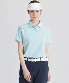 Paul Stuart / ポール・スチュアート カットソー | 【GOLF】襟裏ロゴジャカードカラーポロシャツ