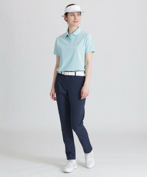 Paul Stuart / ポール・スチュアート カットソー | 【GOLF】襟裏ロゴジャカードカラーポロシャツ | 詳細5