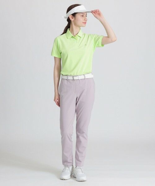 Paul Stuart / ポール・スチュアート カットソー | 【GOLF】襟裏ロゴジャカードカラーポロシャツ | 詳細8