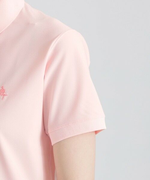 Paul Stuart / ポール・スチュアート カットソー | 【GOLF】襟裏ロゴジャカードカラーポロシャツ | 詳細12