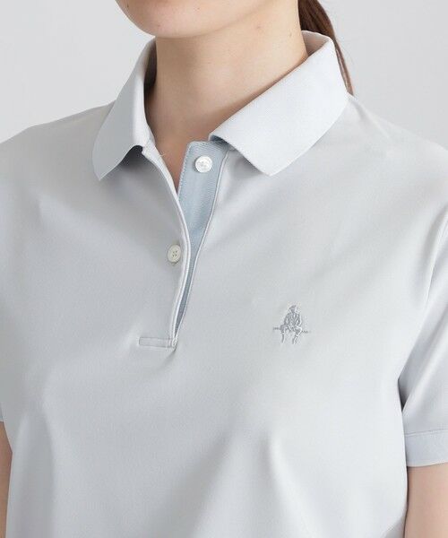 kolor ホワイト ポロシャツ ストライプ襟付き ストライプ柄ポロシャツ - ホワイト | ZARA Japan / 日本