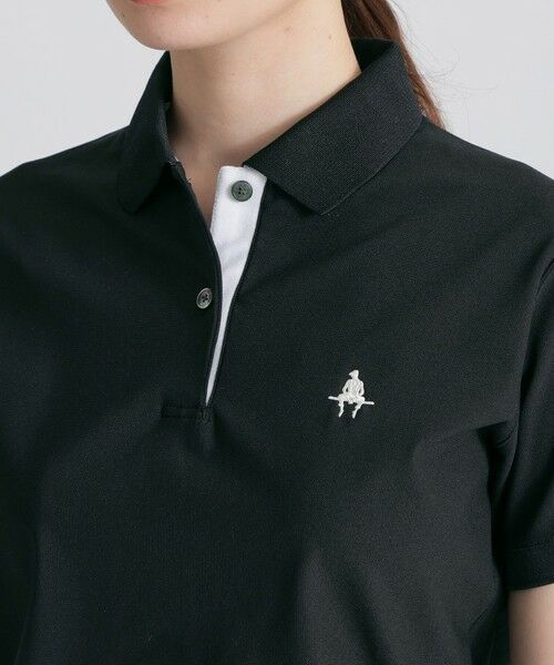 Paul Stuart ゴルフ ポロシャツ ボルドー Paul Stuart ゴルフ ポロシャツ ボルドー GOLF】襟裏ロゴジャ