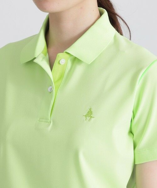 Paul Stuart / ポール・スチュアート カットソー | 【GOLF】襟裏ロゴジャカードカラーポロシャツ | 詳細20