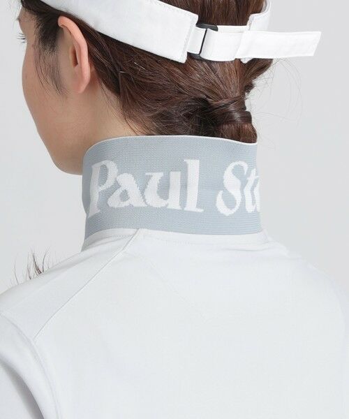 Paul Stuart / ポール・スチュアート カットソー | 【GOLF】襟裏ロゴジャカードカラーポロシャツ | 詳細22