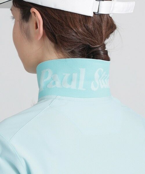 Paul Stuart / ポール・スチュアート カットソー | 【GOLF】襟裏ロゴジャカードカラーポロシャツ | 詳細25