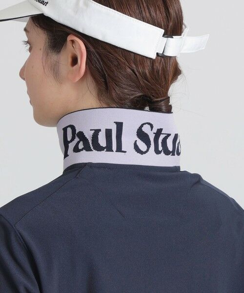 Paul Stuart / ポール・スチュアート カットソー | 【GOLF】襟裏ロゴジャカードカラーポロシャツ | 詳細26