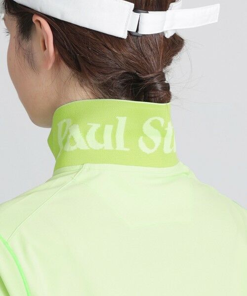 Paul Stuart / ポール・スチュアート カットソー | 【GOLF】襟裏ロゴジャカードカラーポロシャツ | 詳細28