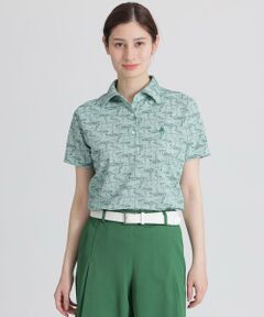 Paul Stuart / ポール・スチュアート カットソー | 【GOLF】ヨットプリントポロシャツ