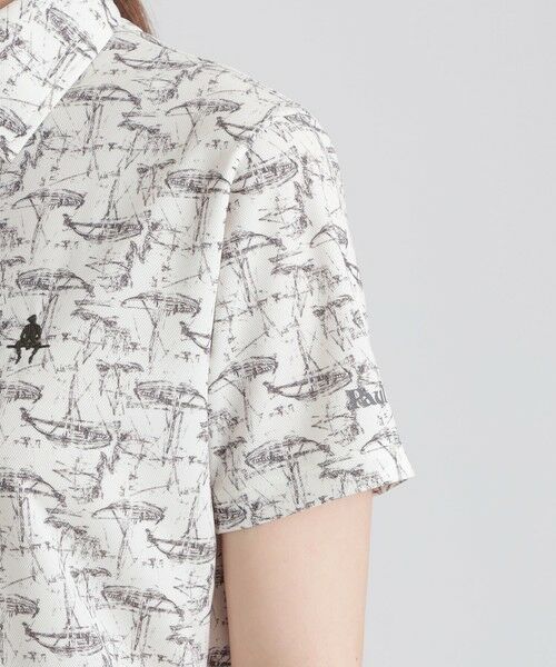 Paul Stuart / ポール・スチュアート カットソー | 【GOLF】ヨットプリントポロシャツ | 詳細6