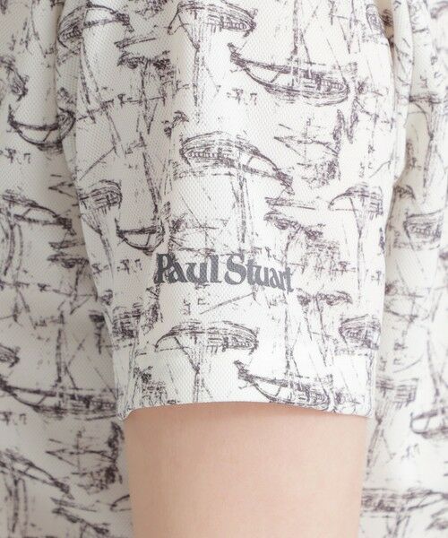 Paul Stuart / ポール・スチュアート カットソー | 【GOLF】ヨットプリントポロシャツ | 詳細7