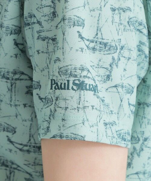 Paul Stuart / ポール・スチュアート カットソー | 【GOLF】ヨットプリントポロシャツ | 詳細8