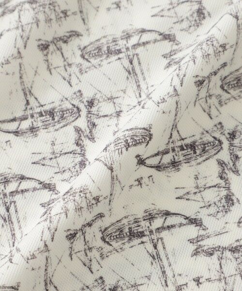 Paul Stuart / ポール・スチュアート カットソー | 【GOLF】ヨットプリントポロシャツ | 詳細11