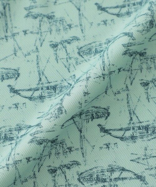 Paul Stuart / ポール・スチュアート カットソー | 【GOLF】ヨットプリントポロシャツ | 詳細12