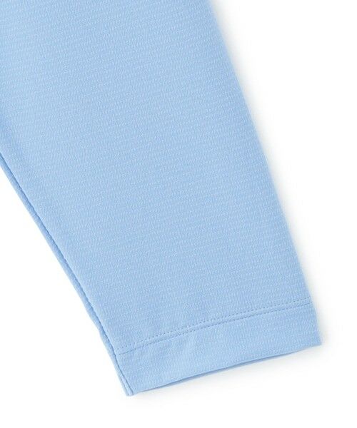 Paul Stuart / ポール・スチュアート カットソー | 【GOLF】衿裏ロゴジャカード長袖ポロシャツ | 詳細3