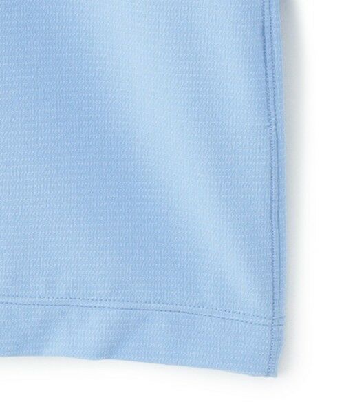 Paul Stuart / ポール・スチュアート カットソー | 【GOLF】衿裏ロゴジャカード長袖ポロシャツ | 詳細4