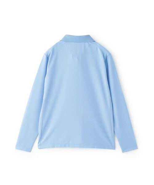 Paul Stuart / ポール・スチュアート カットソー | 【GOLF】衿裏ロゴジャカード長袖ポロシャツ | 詳細1
