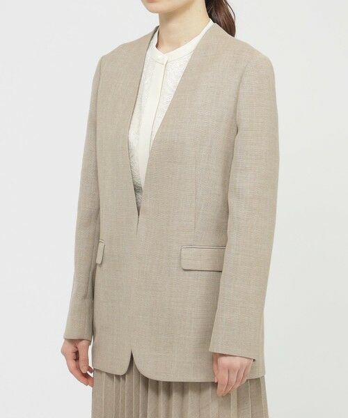 Paul Stuart / ポール・スチュアート その他アウター | 【ウォッシャブル】麻調ドンゴロス ジャケット | 詳細4