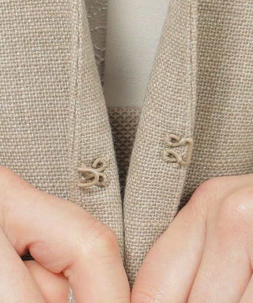 Paul Stuart / ポール・スチュアート その他アウター | 【ウォッシャブル】麻調ドンゴロス ジャケット | 詳細9