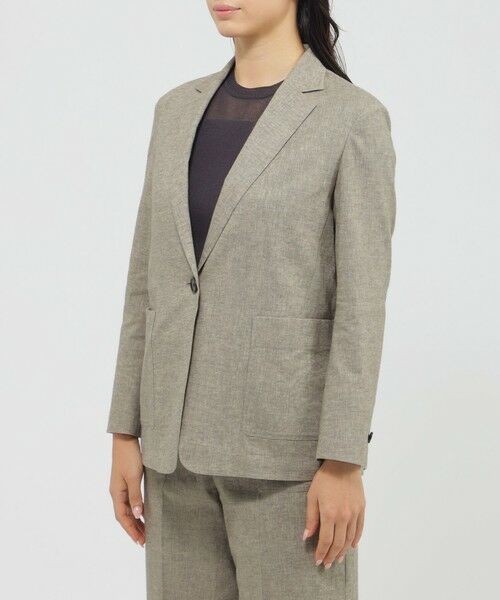 Paul Stuart / ポール・スチュアート その他アウター | 【Precious掲載】【ウォッシャブル】ストレッチリネン　ジャケット | 詳細5