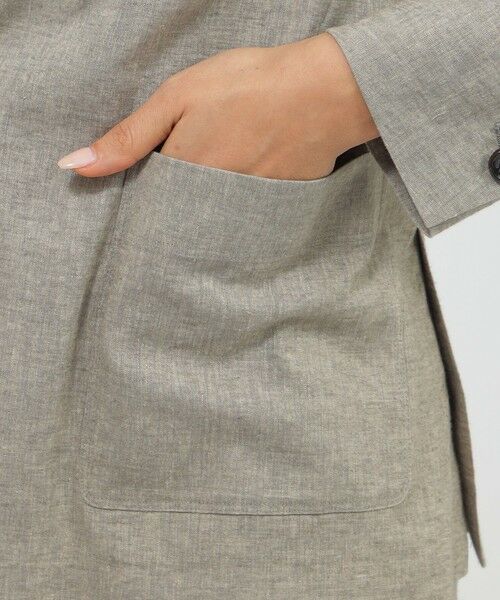 Paul Stuart / ポール・スチュアート その他アウター | 【Precious掲載】【ウォッシャブル】ストレッチリネン　ジャケット | 詳細7