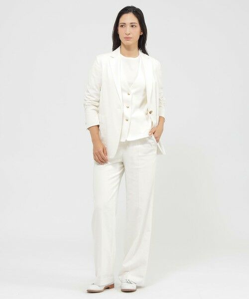 Paul Stuart / ポール・スチュアート その他アウター | 【Precious掲載】【ウォッシャブル】ストレッチリネン　ジャケット | 詳細2