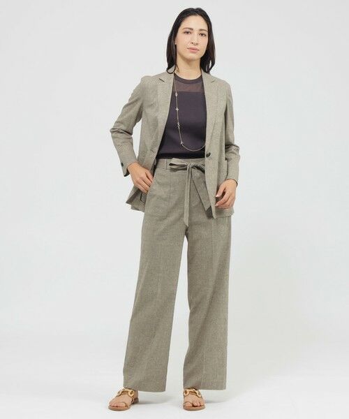 Paul Stuart / ポール・スチュアート その他アウター | 【Precious掲載】【ウォッシャブル】ストレッチリネン　ジャケット | 詳細3