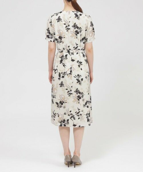 Paul Stuart / ポール・スチュアート ロング・マキシ丈ワンピース | 【WEB・一部店舗限定】フローラル/ドットプリント ワンピース | 詳細7