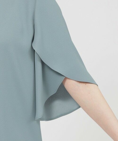 Paul Stuart / ポール・スチュアート シャツ・ブラウス | 【ウォッシャブル】バックサテンジョーゼット　ブラウス | 詳細7