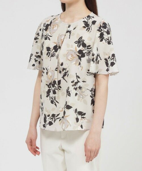 Paul Stuart / ポール・スチュアート シャツ・ブラウス | 【WEB・一部店舗限定】フローラル/ドットプリント　ブラウス | 詳細6