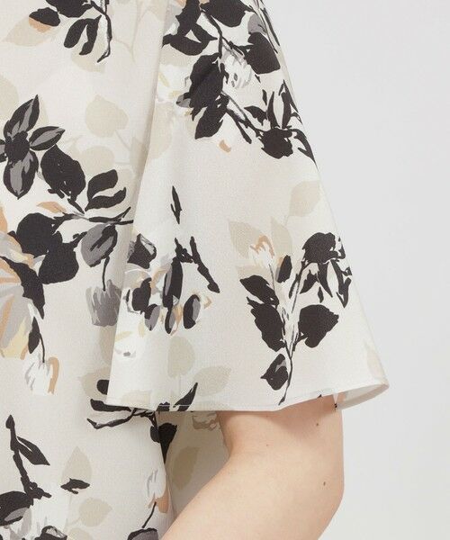 Paul Stuart / ポール・スチュアート シャツ・ブラウス | 【WEB・一部店舗限定】フローラル/ドットプリント　ブラウス | 詳細8