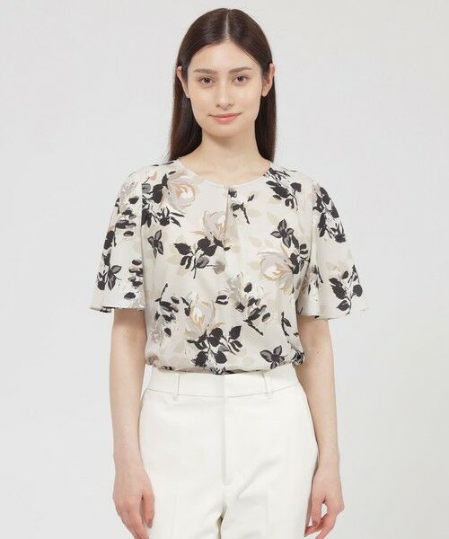 Paul Stuart / ポール・スチュアート シャツ・ブラウス | 【WEB・一部店舗限定】フローラル/ドットプリント　ブラウス | 詳細13